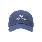[30% 적립] Polo Ralph Lauren Embroidered Twill Ball Cap Derby Blue - 24FW