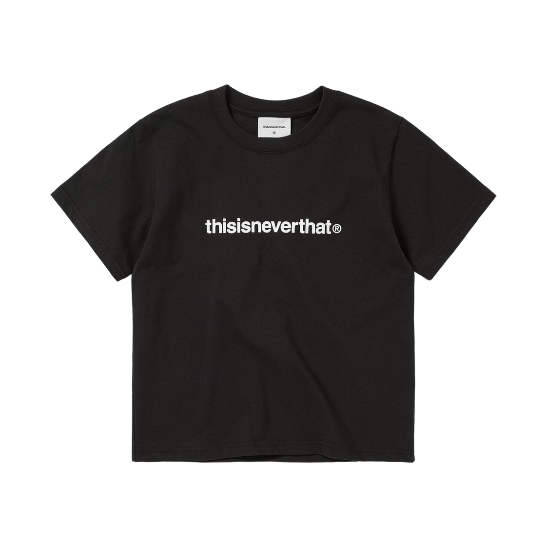 (W) 디스이즈네버댓 T-로고 티셔츠 오프 블랙((W) Thisisneverthat T-Logo T-Shirt Off Black) - 1
