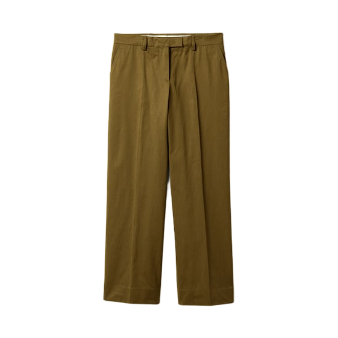 MP1949-1803-F0161 (W) Miu Miu Cotton Satin Pants Military Green