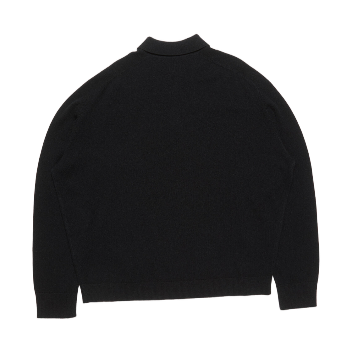 아크네 스튜디오 울 니트 폴로 블랙(Acne Studios Wool Knit Polo Black) - 2