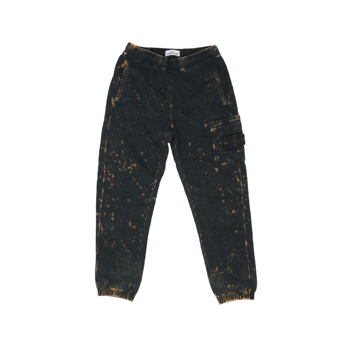 ITU8TNPT3A9K Stone Island Tie-Dye Cotton Jogger Pants with Patch