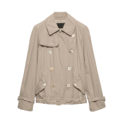 Prada Technical Cotton Jacket Clay Grey