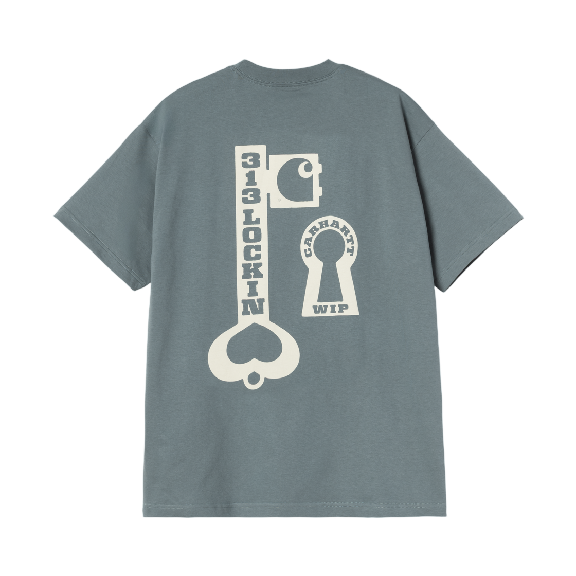 칼하트 WIP 숏슬리브 락 티셔츠 코지 블루(Carhartt WIP S/S Locked T-Shirt Cozy Blue) - 2