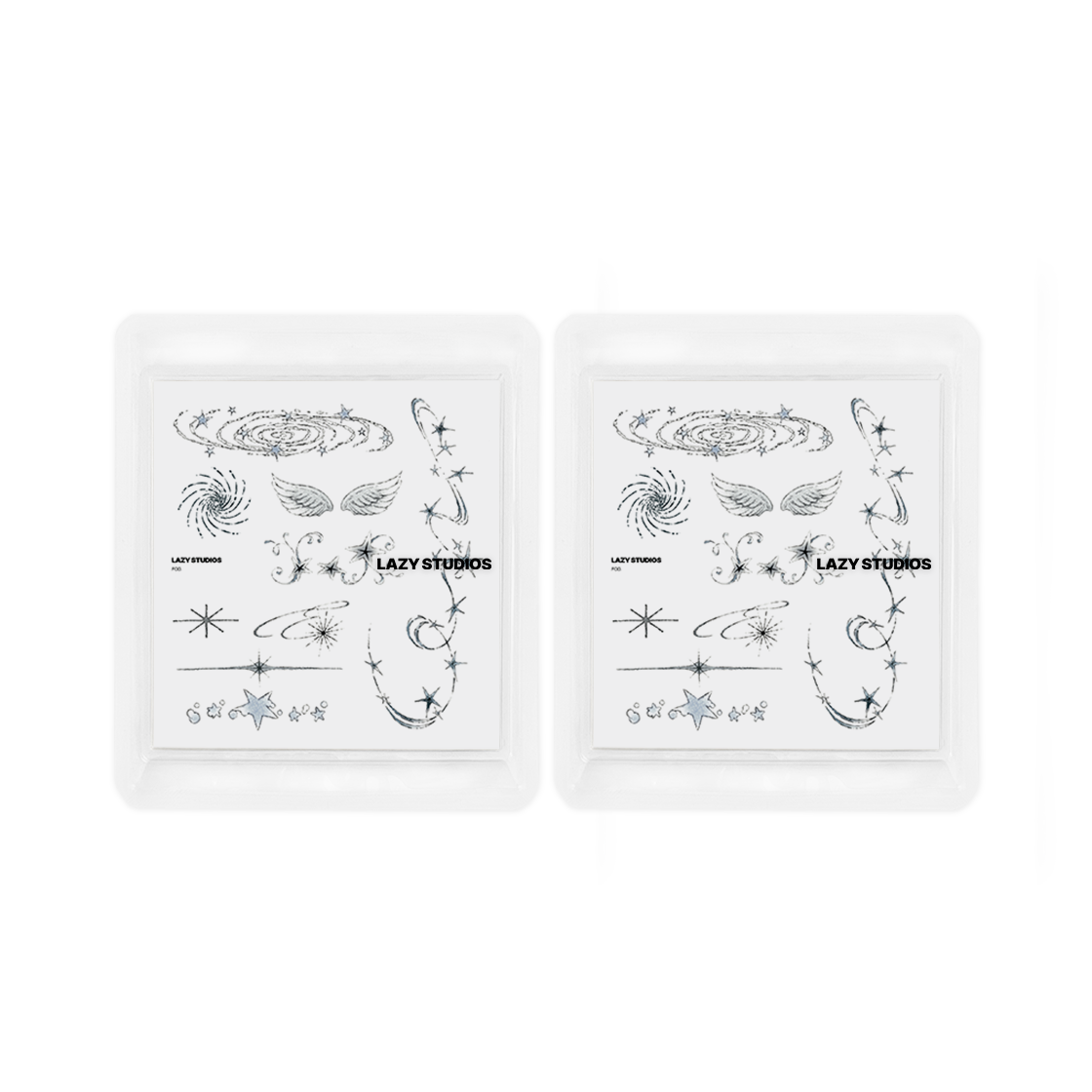 레이지스튜디오 포그 템포러리 타투 01 (2매)(Lazy Studios Fog Temporary Tattoo 01 (2ea))