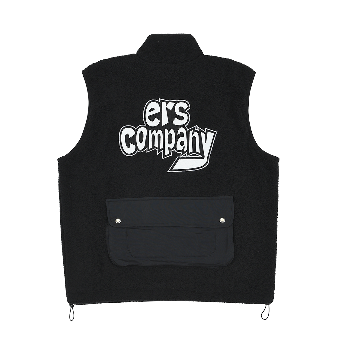 ersco-0032 ersco Fleece Back Pocket Vest Black