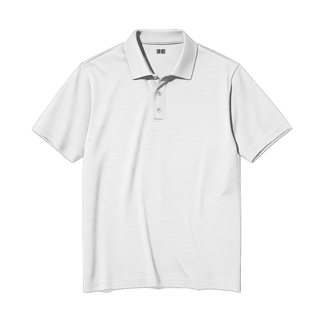 유니클로 드라이 EX 폴로 셔츠 화이트 - JP(Uniqlo Dry EX Polo Shirt White - JP) - 1