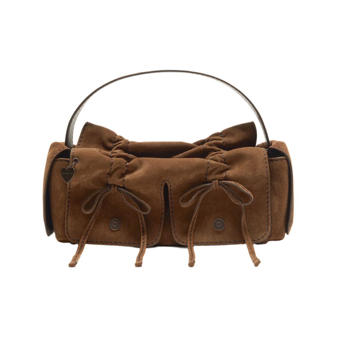 아크네 스튜디오 멀티포켓 스웨이드 숄더백 꼬냑 브라운(Acne Studios Multipocket Suede Shoulder Bag Cognac Brown) - 1