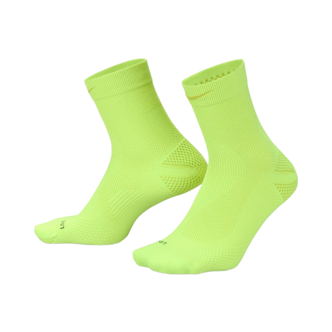 IB6114-702 Nike Running Lightweight Micro Crew Socks Volt Bright Cactus (Korean Ver.)