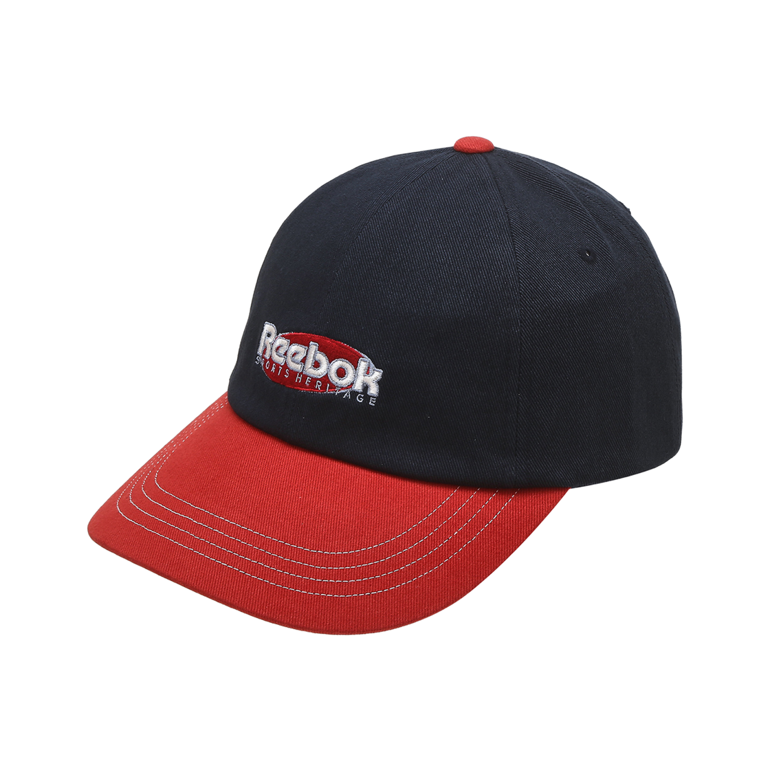 1000005589/REHE5FY05N3 Reebok Two-Tone Logo Ball Cap Navy Red