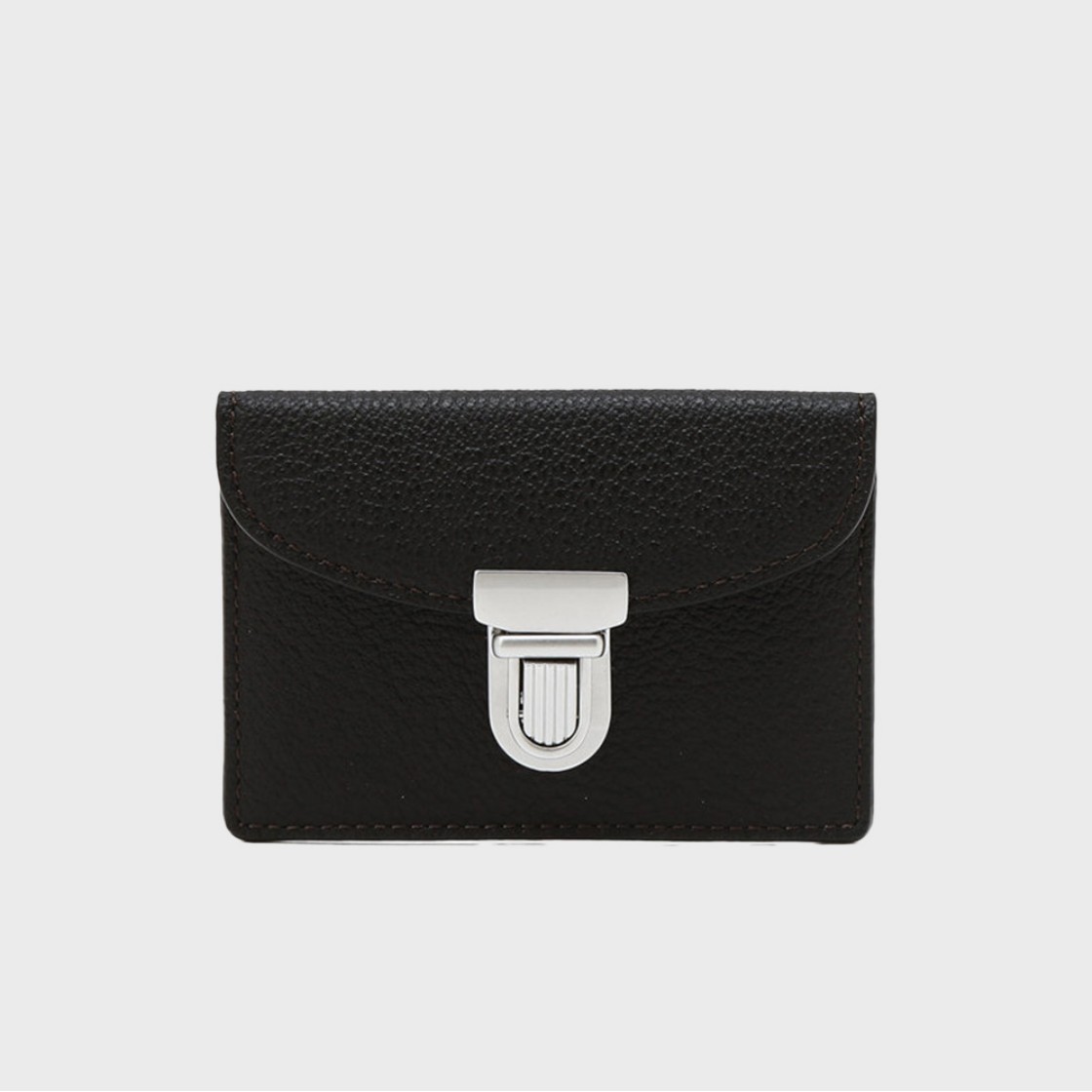 아떼 바네사브루노 액세사리 아떼 가르송 블랙 느와르 플랫 카드홀더 블랙(Athe Vanessabruno Acc Athe Garcon Black Noir Flat Card Holder Black) - 2