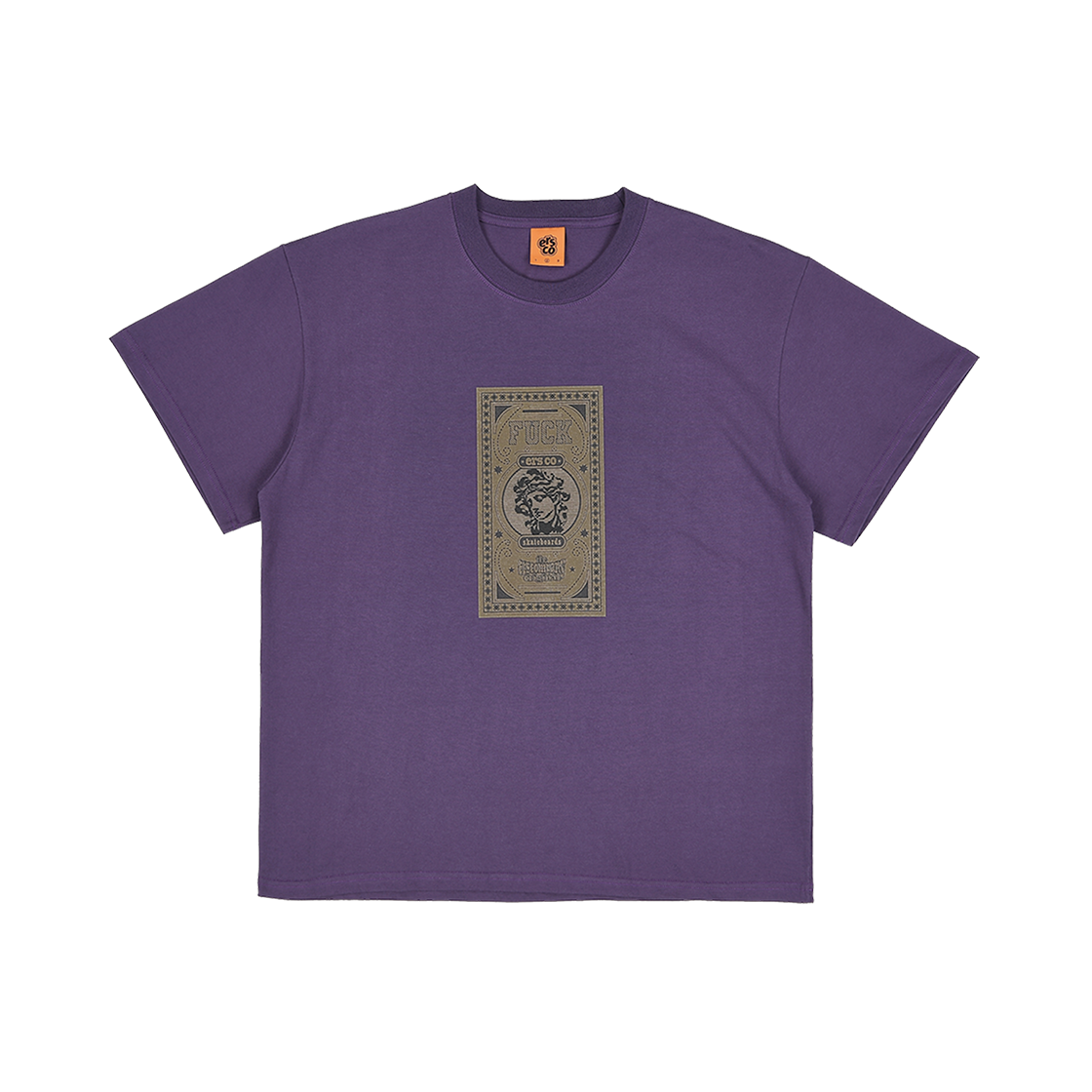 이알에스코 퍽 카드 티셔츠 퍼플(ersco F@#K Card T-shirt Purple)