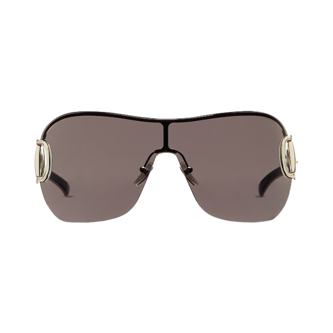 구찌 프레임리스 마스크 선글라스 실버