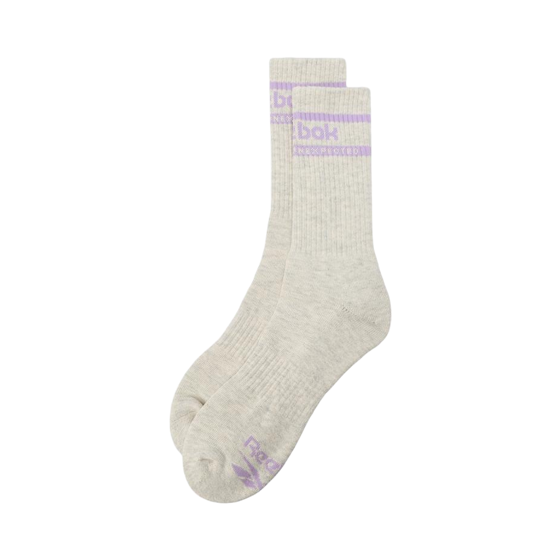 리복 그래픽 롱 삭스 멜란지 베이지(Reebok Graphic Long Socks Melange Beige)