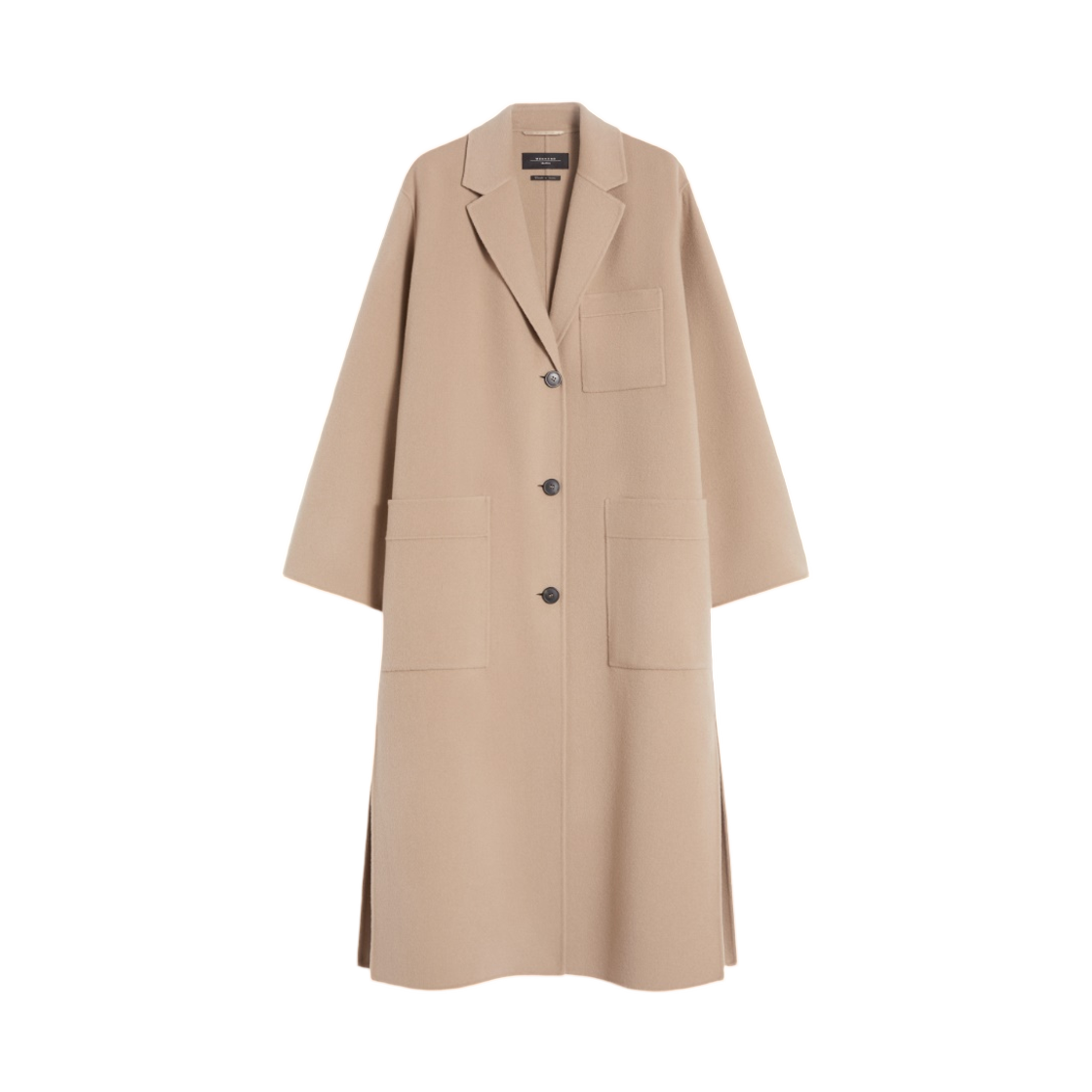 GALOSCE-063 (W) Max Mara Galosce Virgin Wool Coat Camel