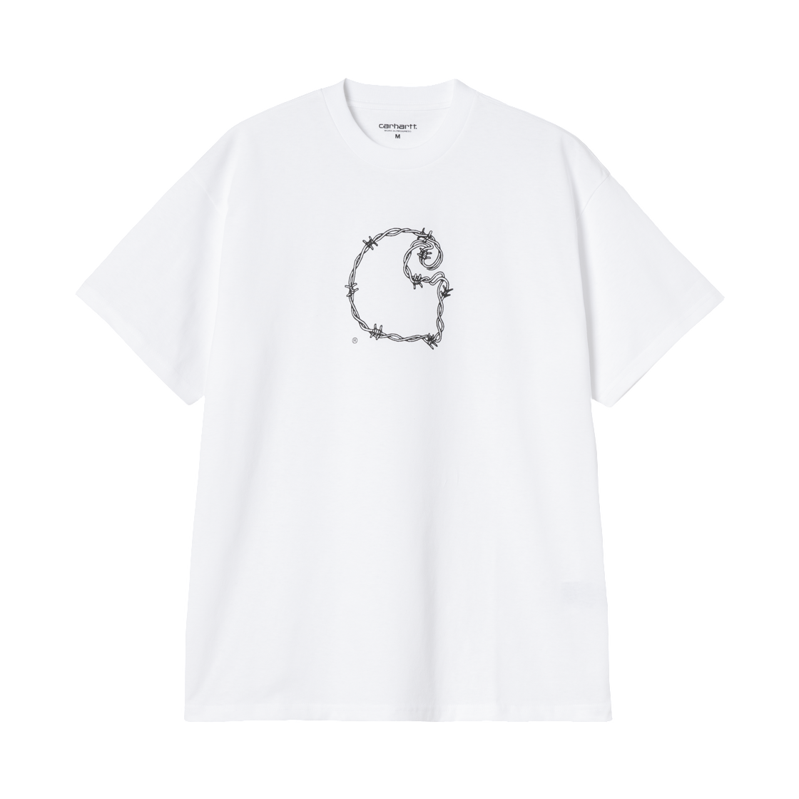 I036237-02-XX Carhartt WIP S/S Barbwire C T-Shirt White