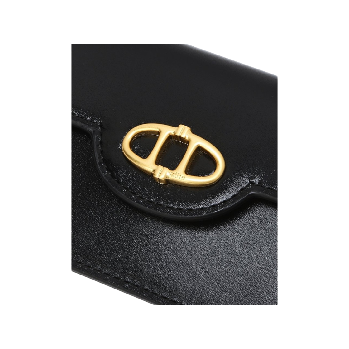 아떼 바네사브루노 액세사리 블랙 보딸라또 플랩 카드지갑 블랙(Athe Vanessabruno Acc Black Bottalato Flap Card Wallet Black) - 4