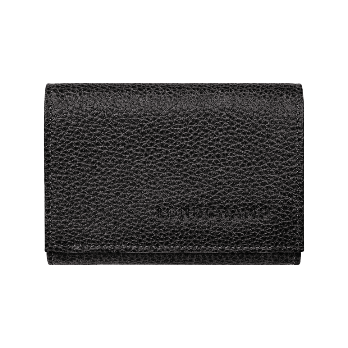 롱샴 르 플로네 컴팩트 월렛 블랙(Longchamp Le Foulonne Compact Wallet Black)