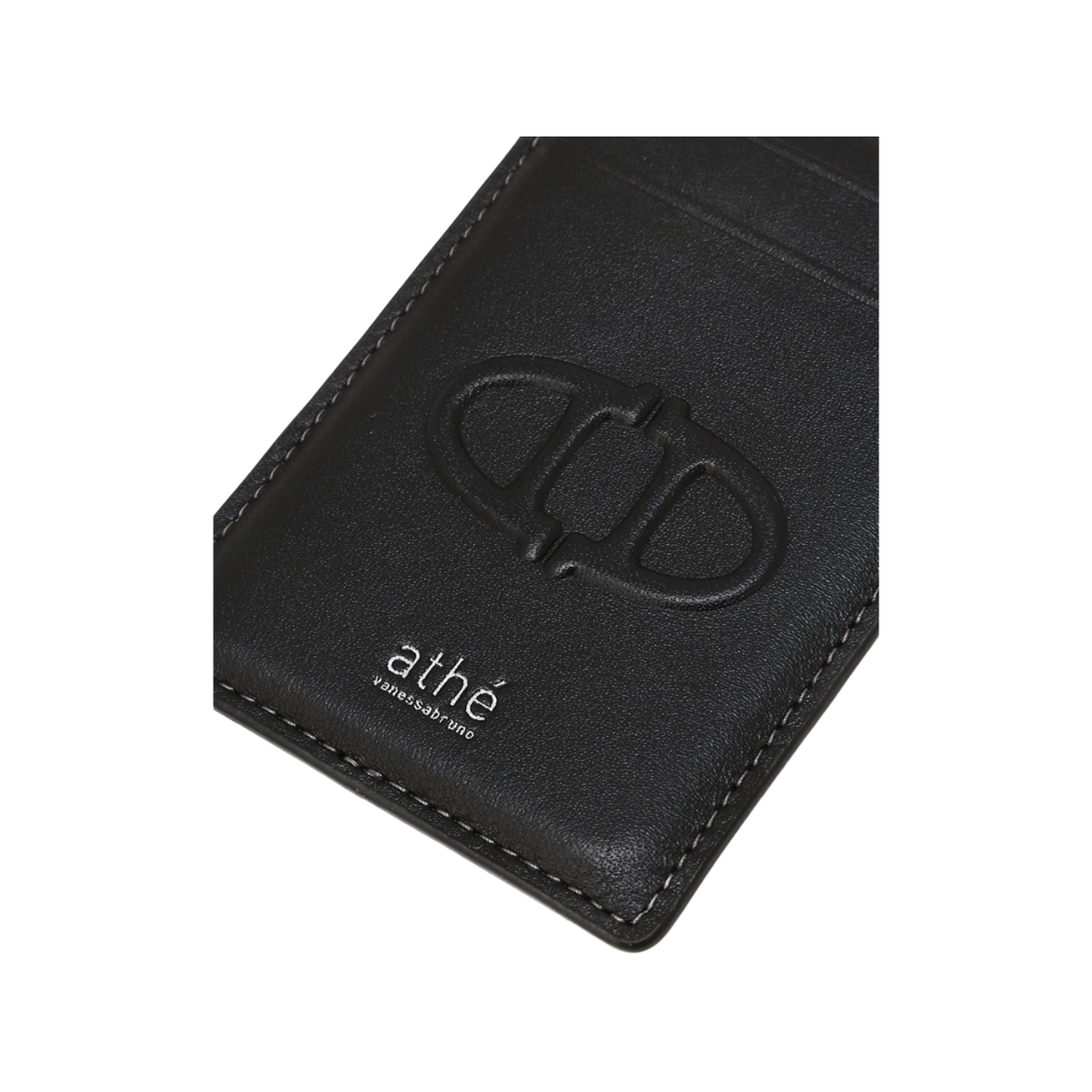 아떼 바네사브루노 액세사리 스탬프 블랙 스탬프 스마트 카드홀더 블랙(Athe Vanessabruno Acc Stamp Black Stamp Smart Card Holder Black) - 3