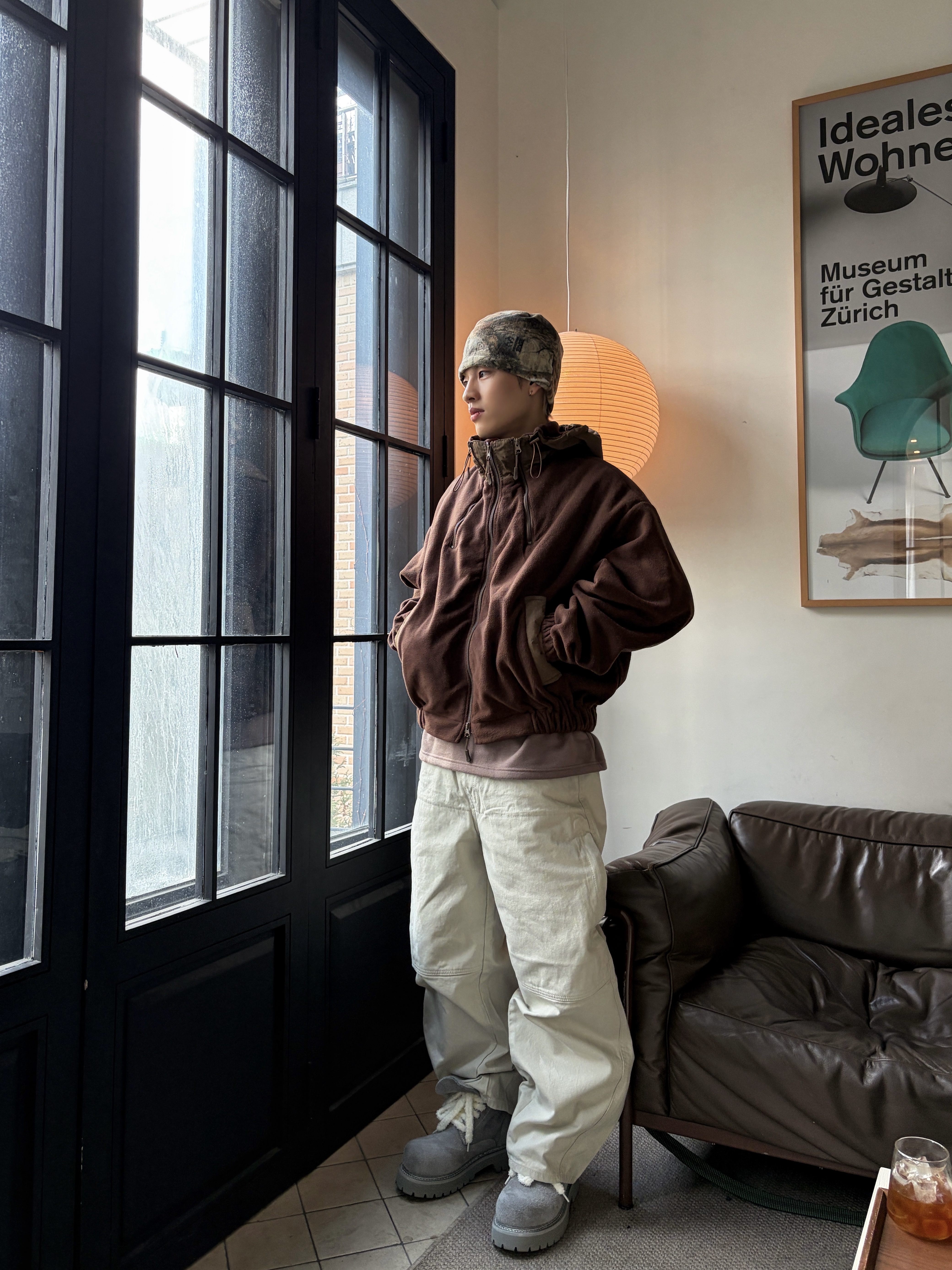 LOSTGARDEN x Grailz Route Slate Grey 착용 스타일