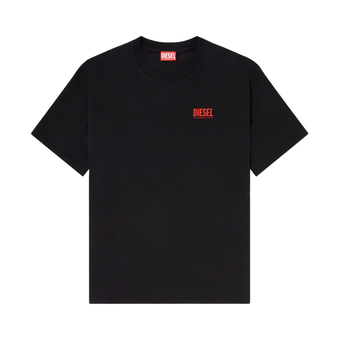 A200360EPCA-9XX Diesel T-Boxt-Bisk Cotton T-Shirt Black