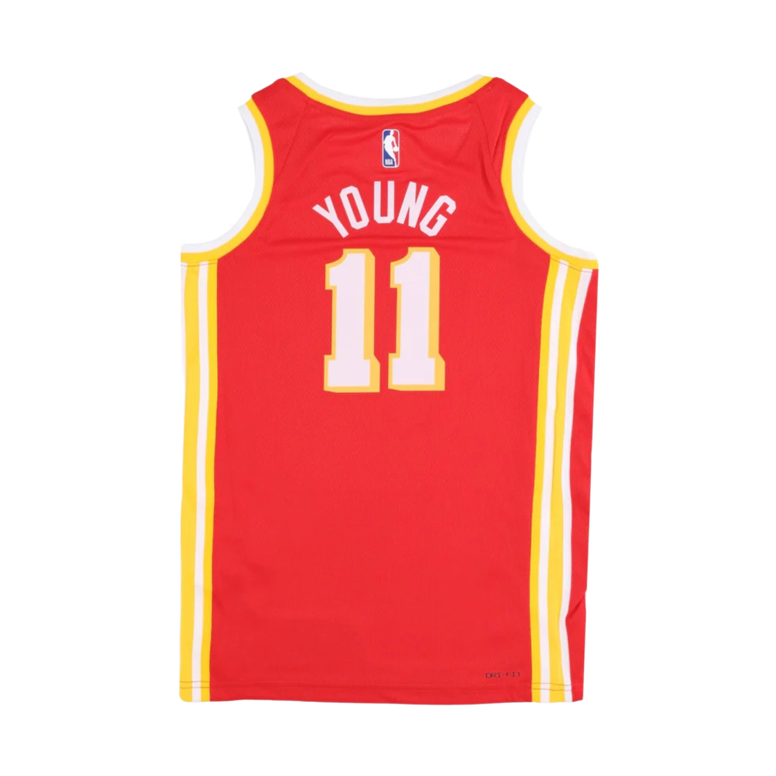 나이키 트레이 영 애틀랜타 2022/23 드라이핏 NBA 스윙맨 레플리카 저지 유니버시티 레드 (DN1995-657) (마킹 버전)(Nike Trae Young Atlanta 2022/23 Dri-Fit NBA Swingman Replica Jersey University Red (DN1995-657) (Marking Ver.)) - 2