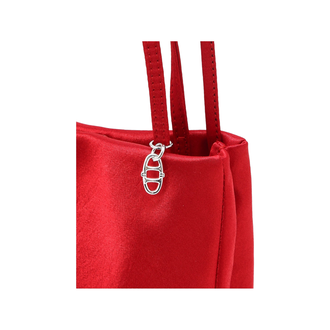 아떼 바네사브루노 액세사리 레드 폴리사틴 토트 겸 크로스 S 레드(Athe Vanessabruno Acc Red Polysatin Tote & Crossbody Bag S Normal Red) - 4