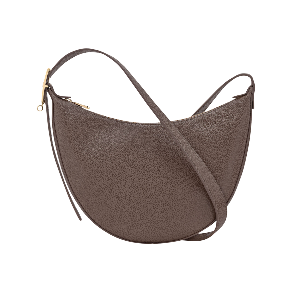 10337021215 Longchamp Le Foulonne S Crossbody Bag Taupe
