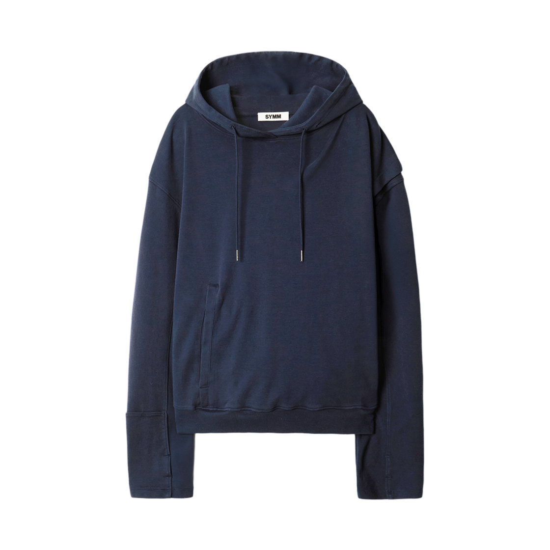 심 드레이프 후드 네이비(SYMM Draped Hoodie Navy)
