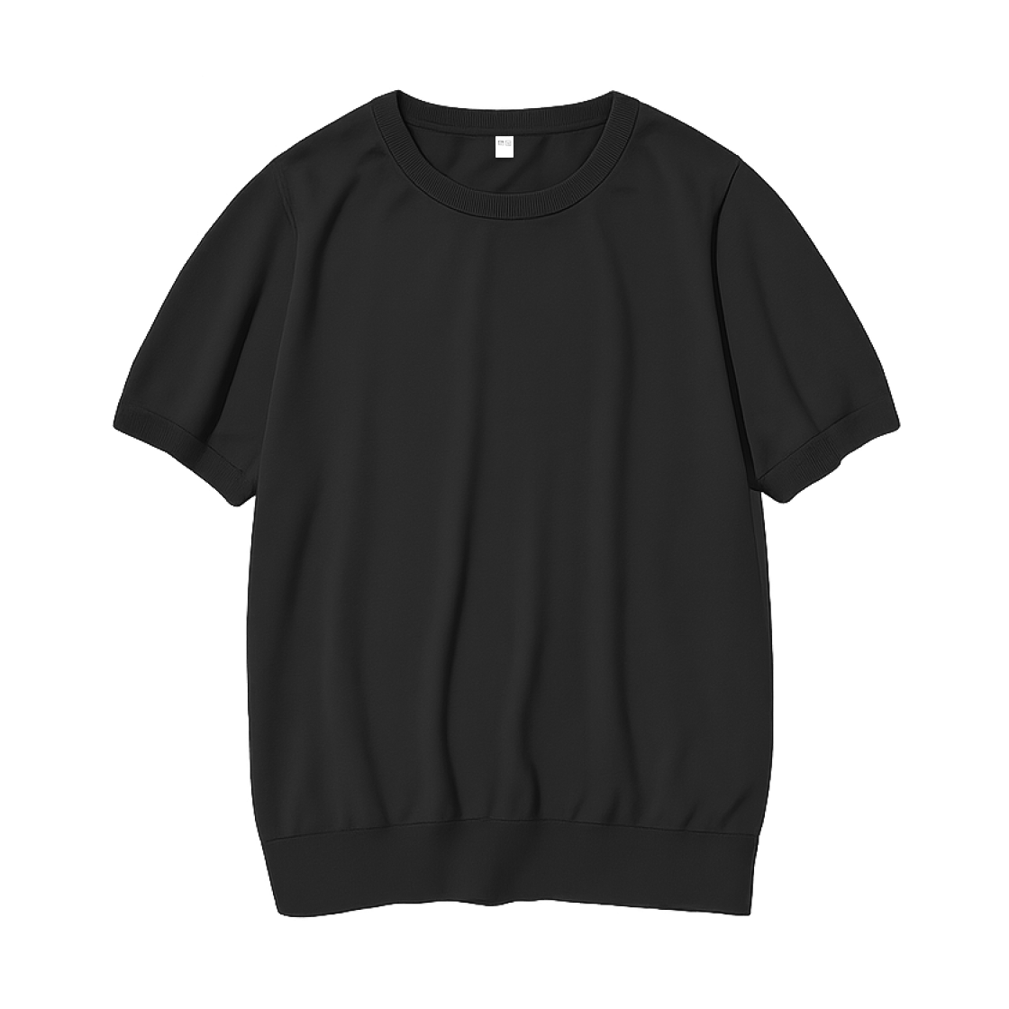 (W) 유니클로 UV 프로텍션 크루넥 스웨터 블랙 - JP((W) Uniqlo UV Protection Crewneck Sweater Black - JP)