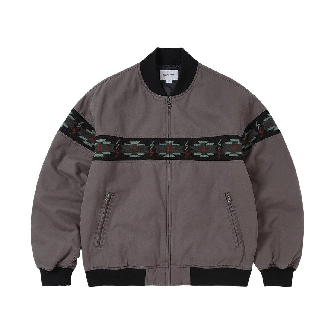 TN243WOWLS09PUP Thisisneverthat Lined Bomber Jacket Purple