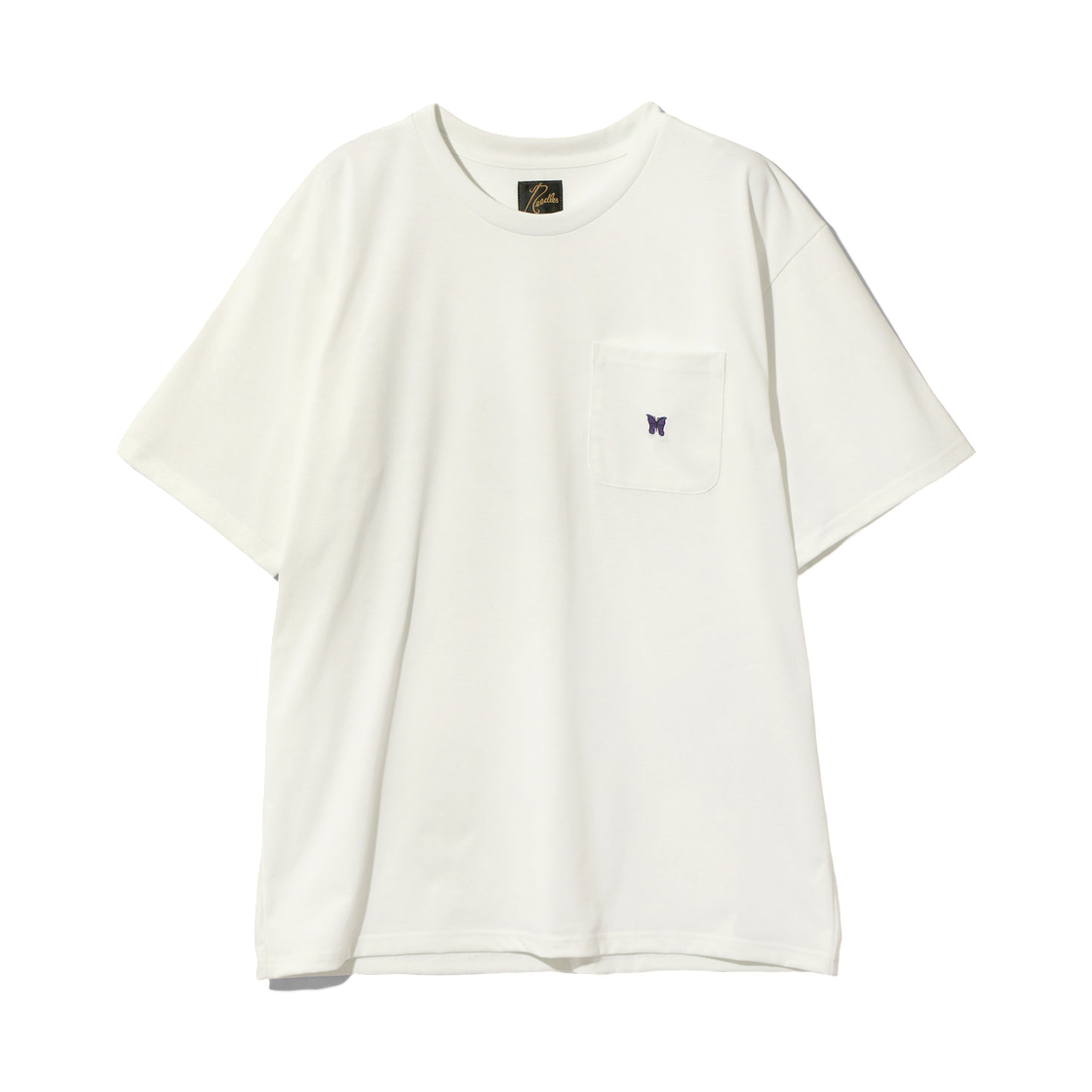 SX450A Needles Short Sleeve Crew Neck T-Shirt Poly Jersey White