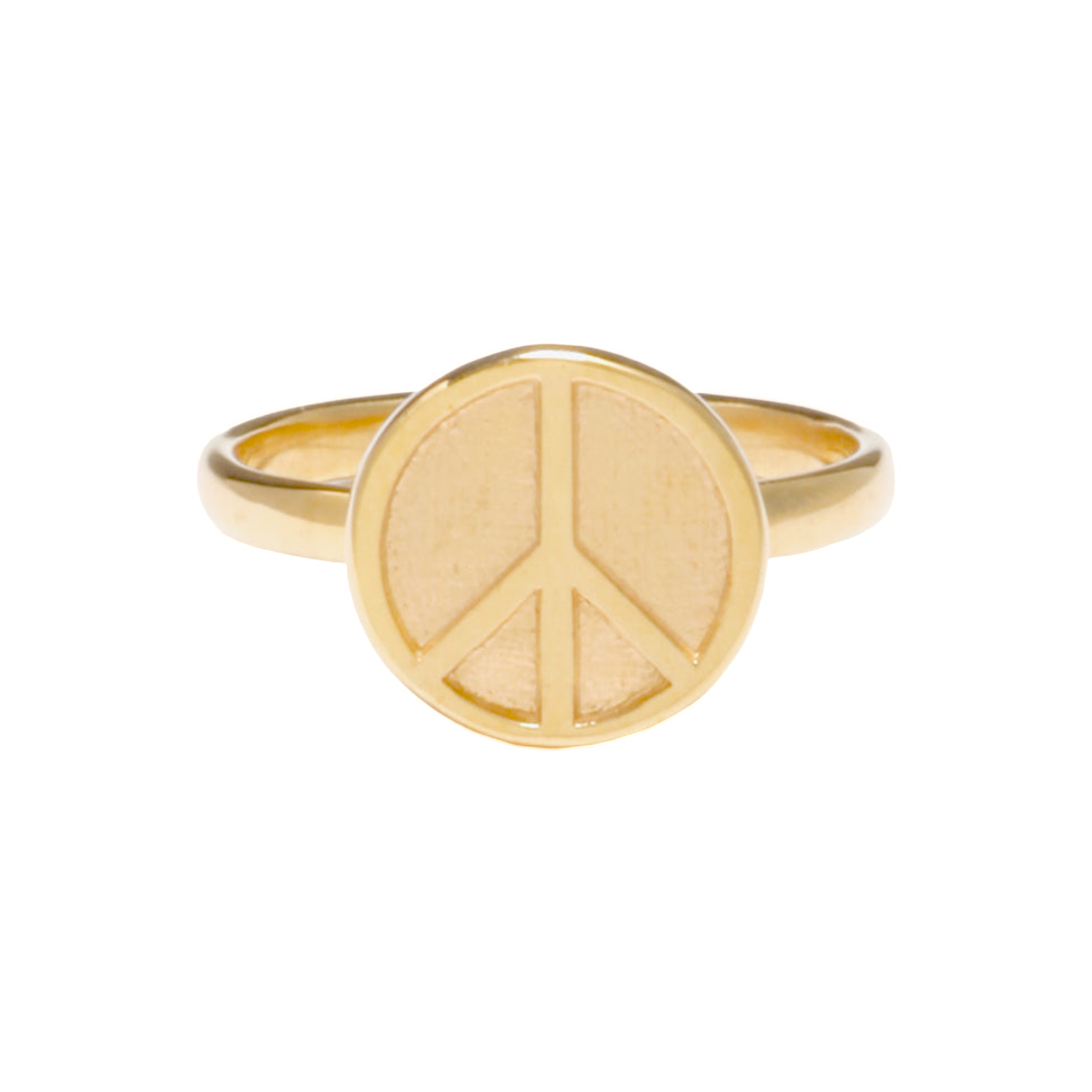 SX002A Needles Ring Gold Plate Peace
