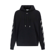 Off-White Newspaper Arrow Skate Hoodie Black White