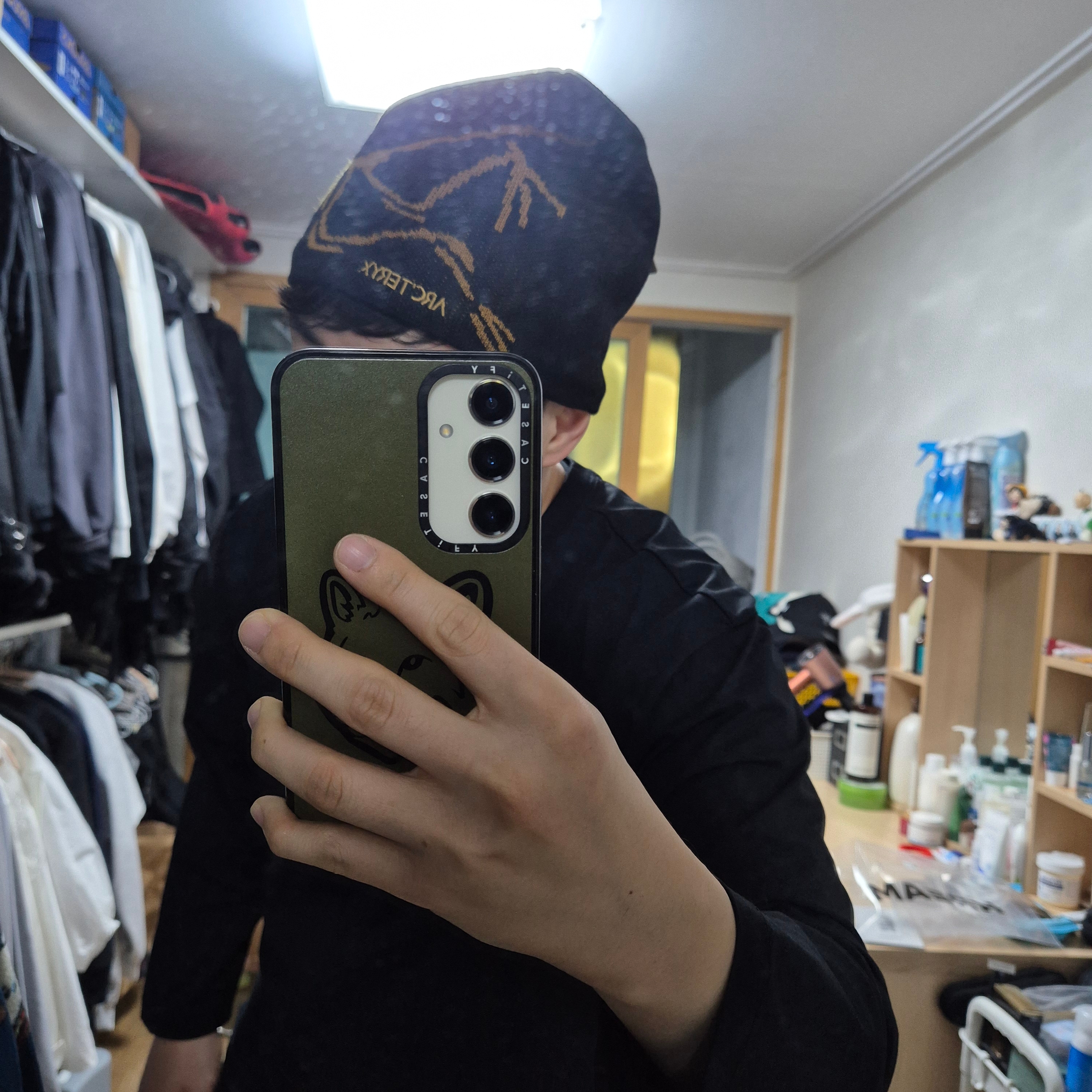 Arc'teryx Bird Head Toque 24K Black 착용 스타일 - 3