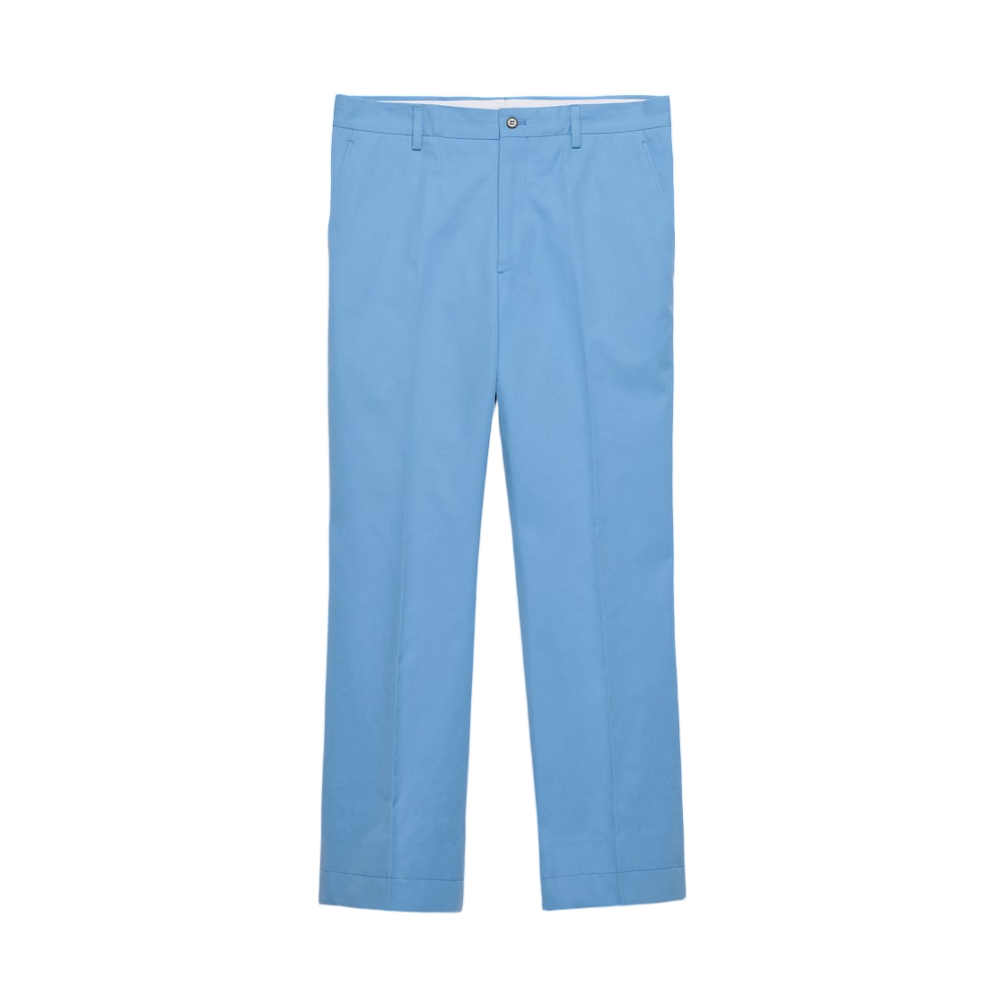 UP0387-12VB-F0076 Prada Poplin Pants Light Blue
