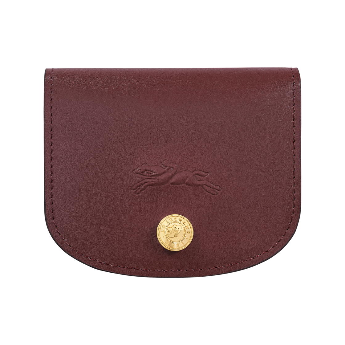 30047HFY119 Longchamp Epure Card Holder Burgundy