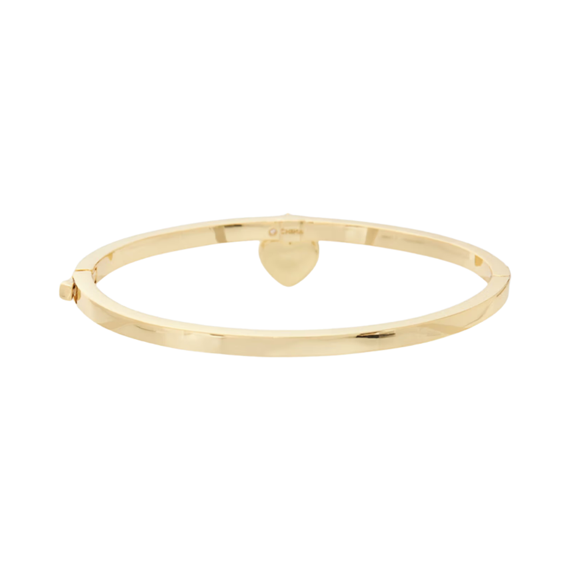 (W) 코치 헤일로 하트 뱅글 브레이슬릿 골드((W) Coach Halo Heart Bangle Bracelet Gold) - 2