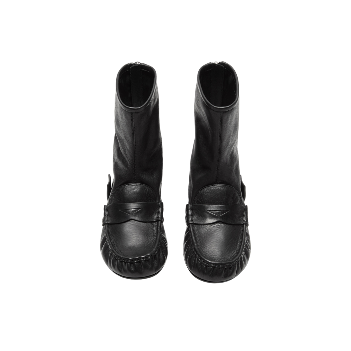 (W) 아크네 스튜디오 레더 앵클 부츠 블랙((W) Acne Studios Leather Ankle Boot Black) - 2