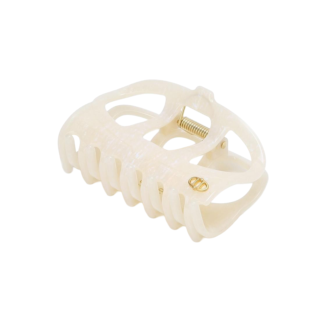 AAJE6E051IV Athe Vanessabruno Acc Ivory Double A Hair Clip Ivory