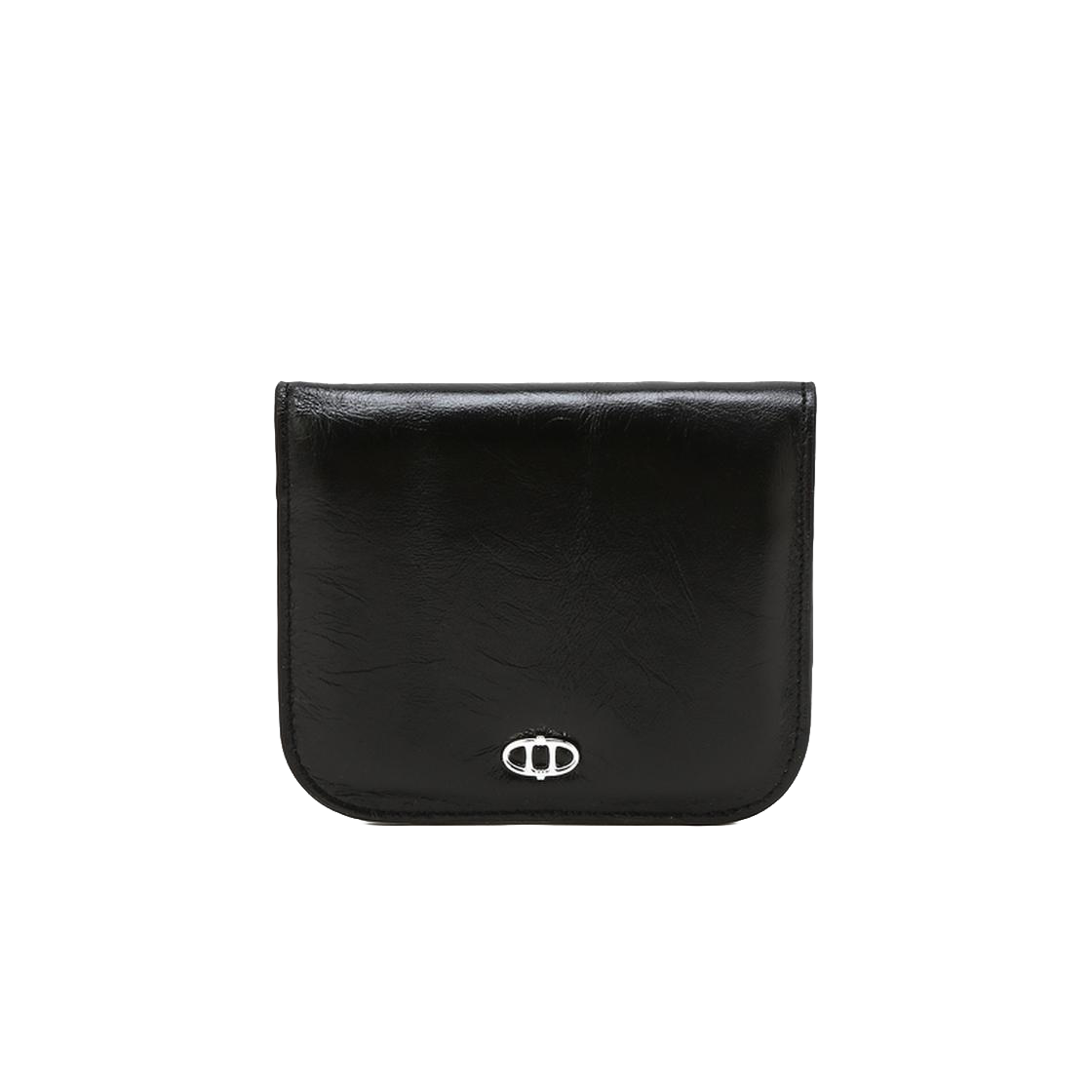 AAHO6E518BK Athe Vanessabruno Acc Black Petit Double A Bi-Fold Bill Wallet Black