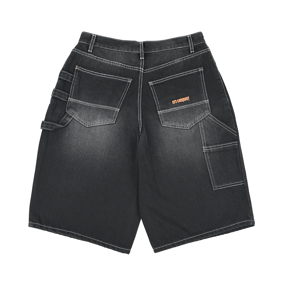 ersco-0026 ersco Triple Hammerloop Carpenter Short Black