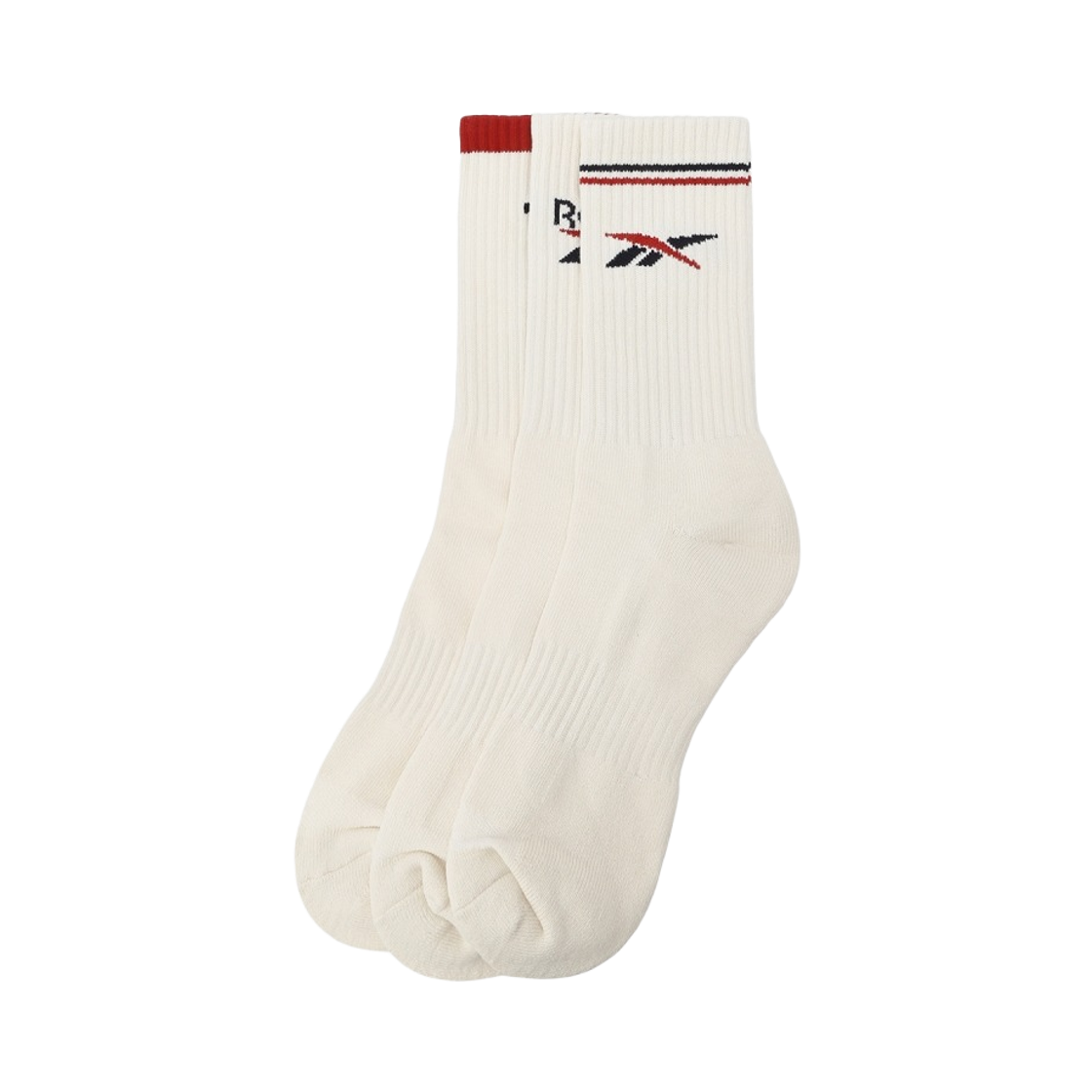 RESS5EY01IV Reebok Logo Mix Socks Beige (3 Pack)