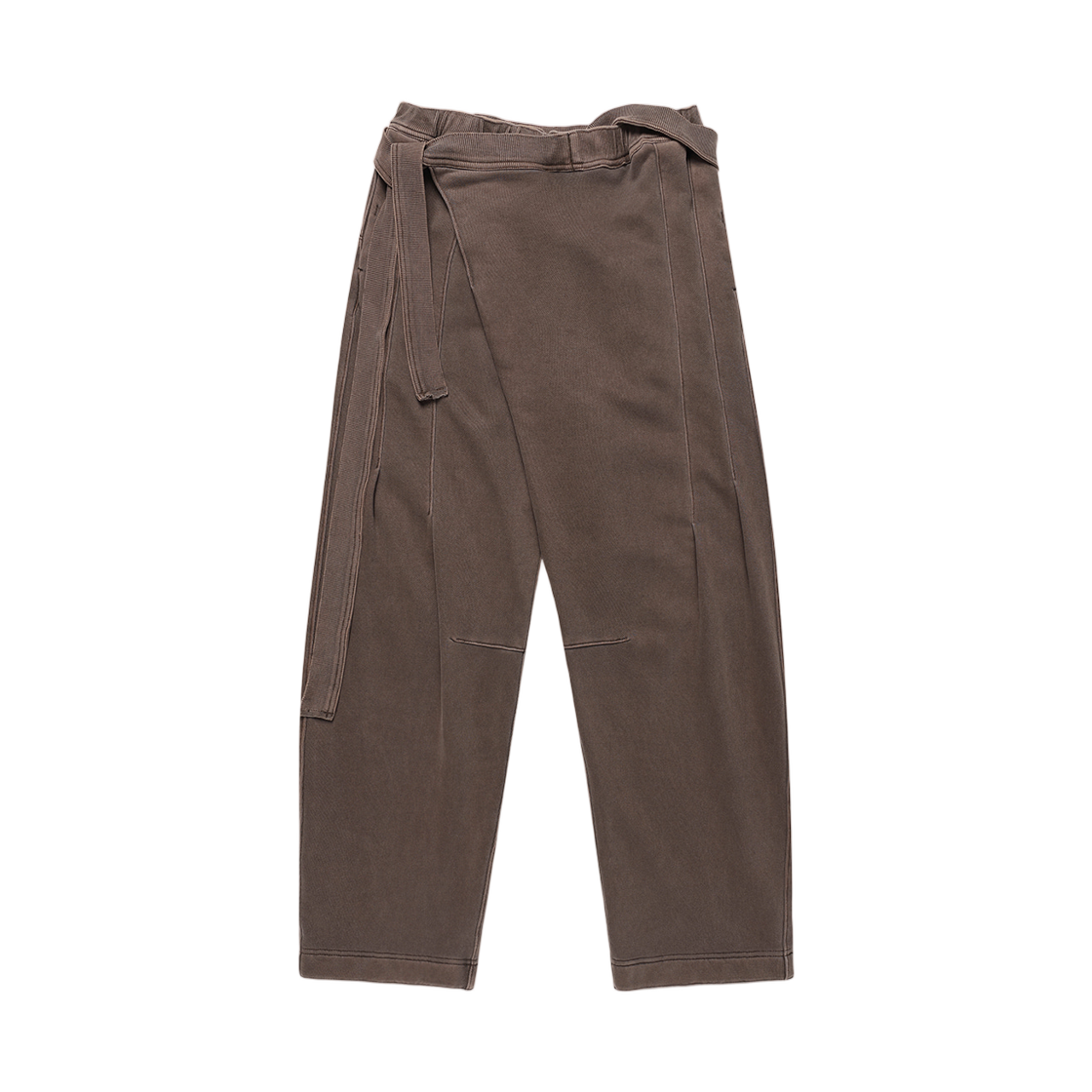 심 드레이프 랩 스웨트팬츠 브라운(SYMM Draped Wrap Sweatpants Brown)