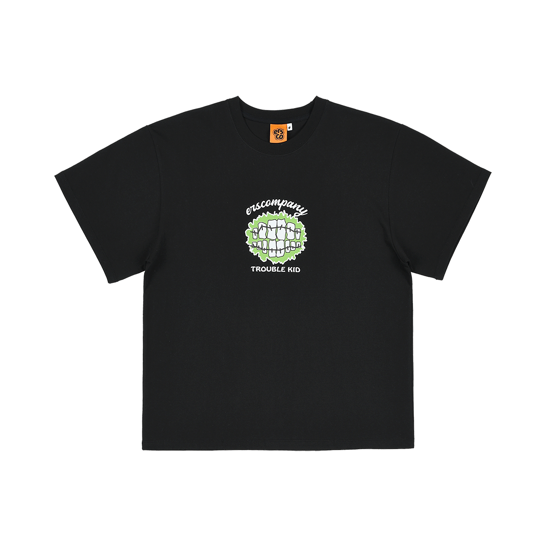 ersco-0021 ersco Snaggletooth T-Shirt Black