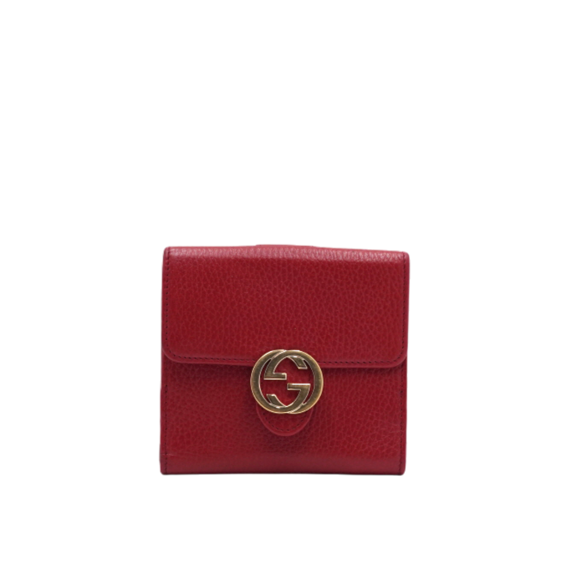 구찌 615525 인터로킹GG 금장 플랩 여성 반지갑aa59884(Gucci Interlocking GG Gold Flap Women's Wallet 615525)