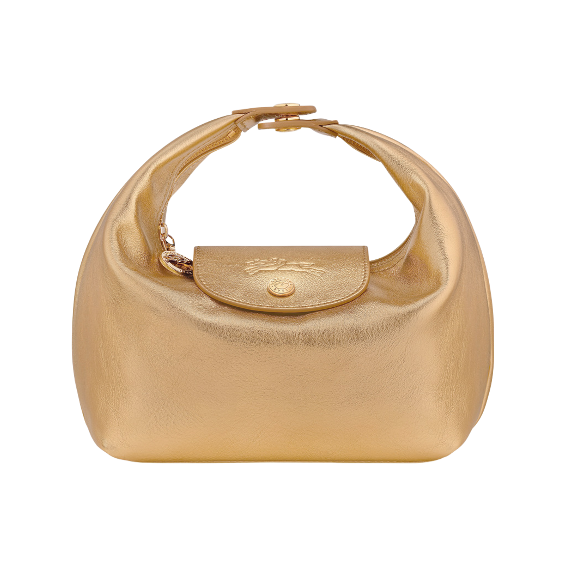 롱샴 르 플리아쥬 엑스트라 XS 탑 핸들백 골드(Longchamp Le Pliage Xtra XS Top Handle Bag Gold) - 1