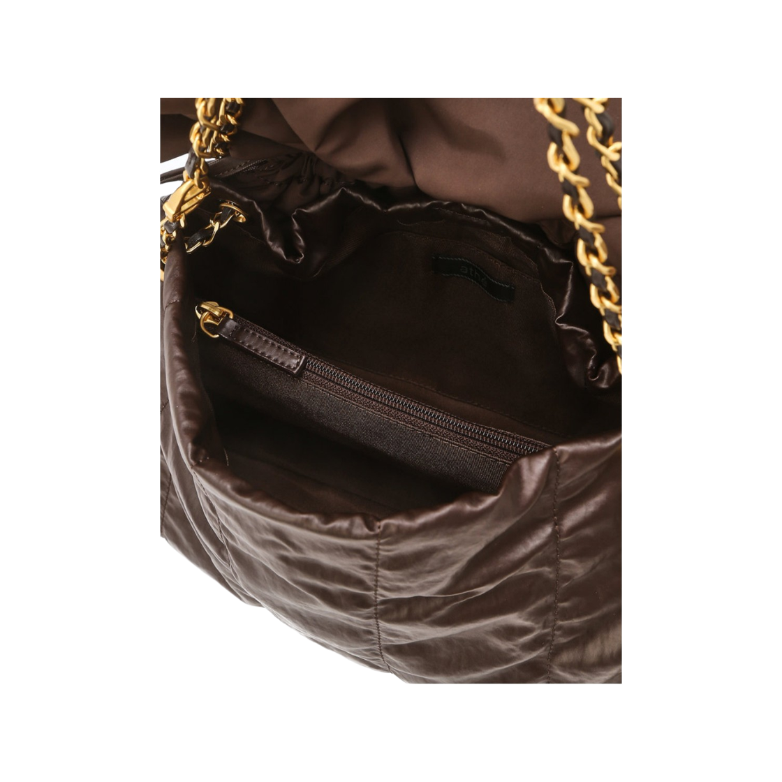 아떼 바네사브루노 액세사리 프릴 브라운 듀프스킨 숄더백 M 브라운(Athe Vanessabruno Acc Frill Brown Dupeskin Shoulder Bag M Normal Brown) - 3