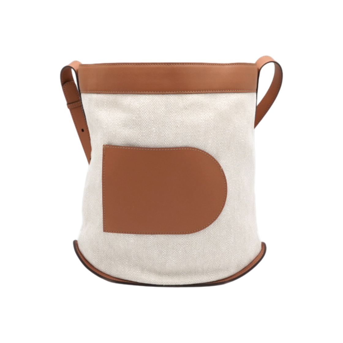 델보 AA0551BJB0AUADO 핀 데일리 캔버스 내츄럴 탄 버킷 여성 숄더백 겸 크로스백aa59900(DELVAUX AA0551BJB0AUADO Pin Daily Canvas Natural Tan Bucket Shoulder and Crossbody Bag)