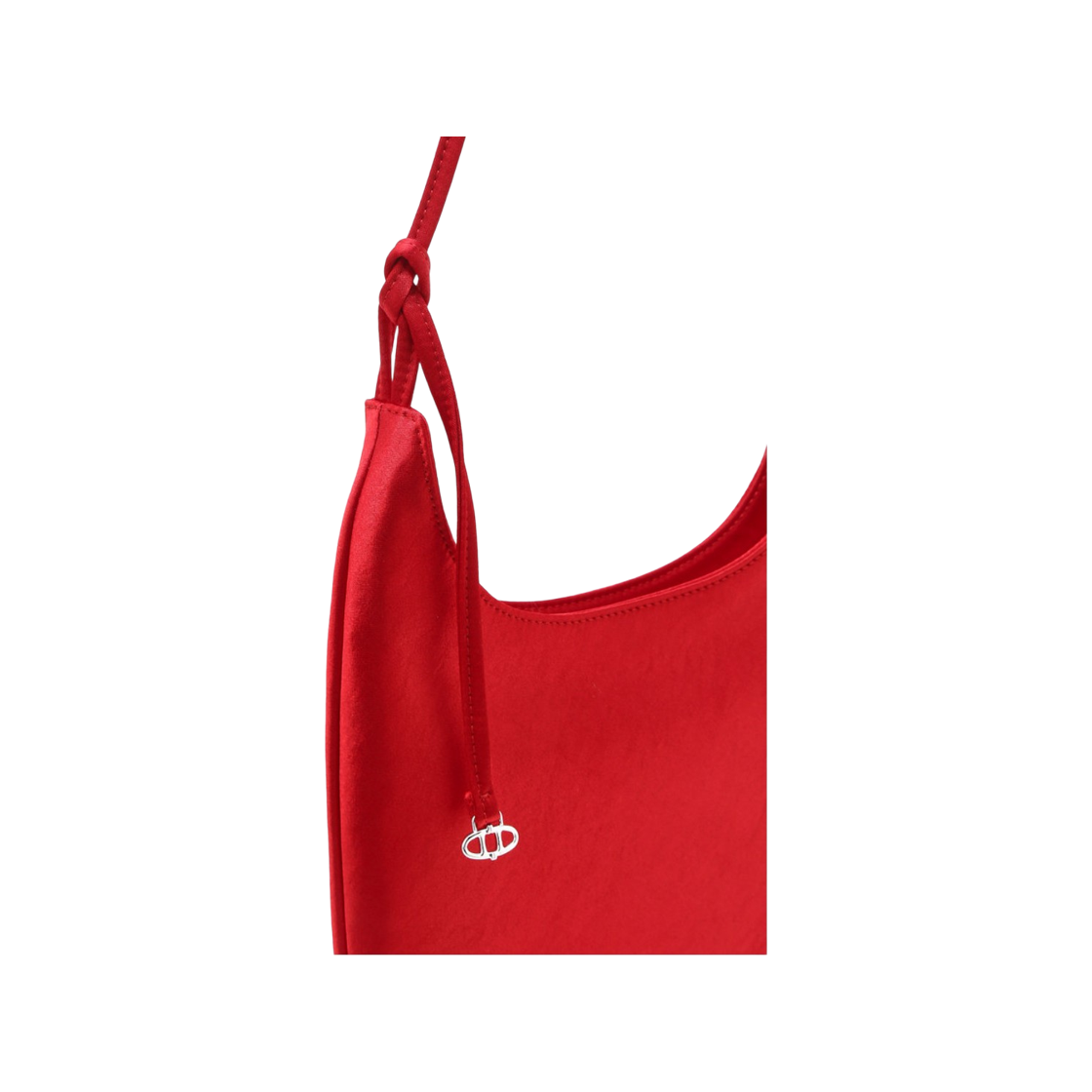 아떼 바네사브루노 액세사리 레드 새틴 숄더백 M 레드(Athe Vanessabruno Acc Red Satin Shoulder Bag M Normal Red) - 4