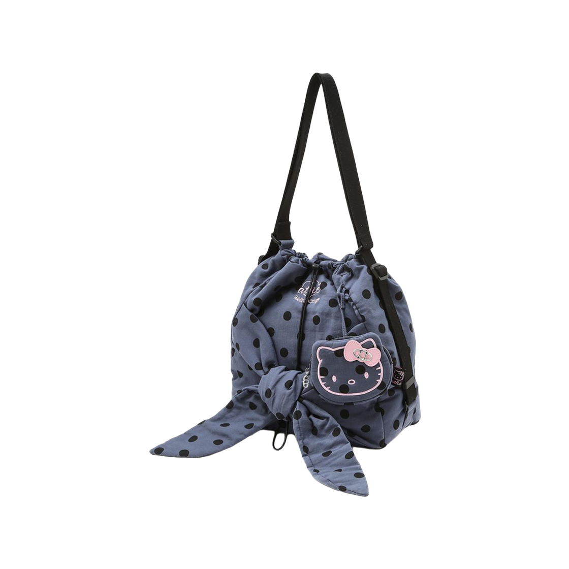 AABA6E002G3 Hello Kitty X Athe Lebon Dot Gray Backpack & Shoulder Bag S Dark Grey